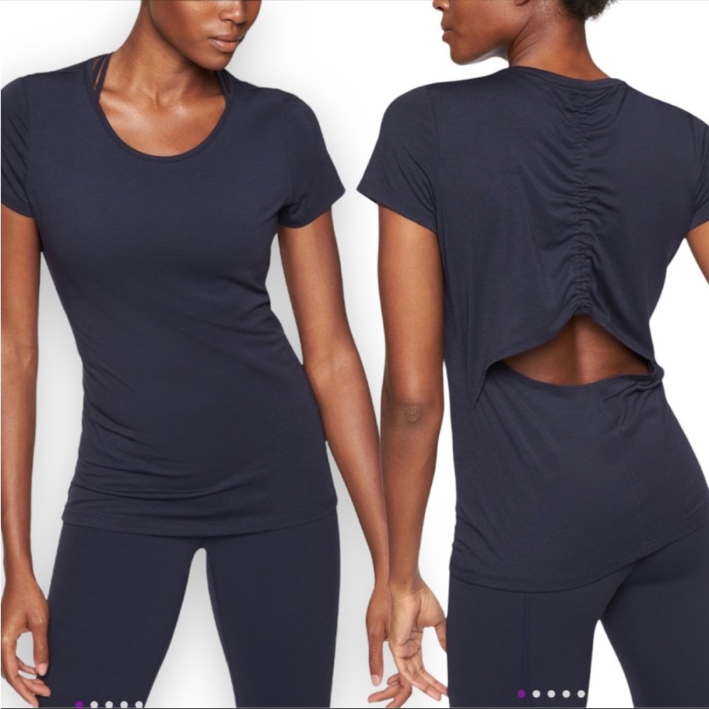 Athleta Encore Tee in Navy